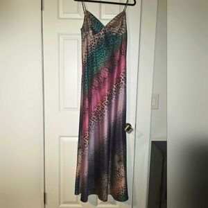 Marciano Vibrant Animal Print Maxi Dress